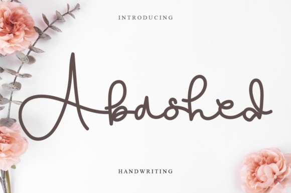Abashed: A Script Handwritten Font for Creative Campaigns