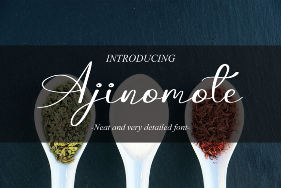 Ajinomote: The Perfect Script Handwritten Font for Small Business Branding