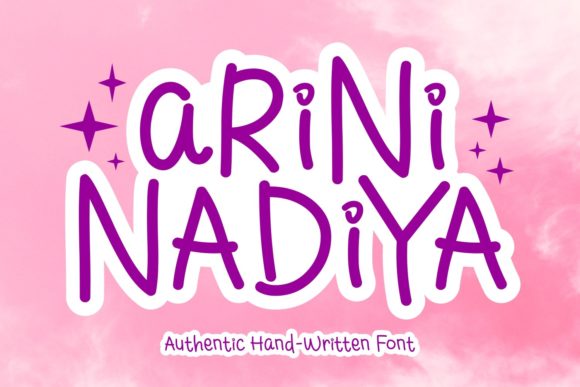 Arini Nadiya: A Playful Script Font for Handmade Creators