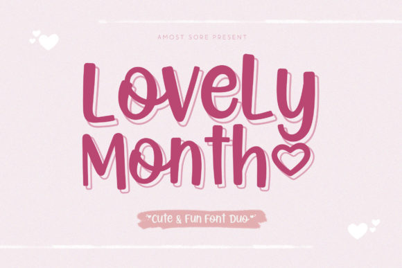Discover the Magic of Lovely Month: A Script Handwritten Font for Creative Makers