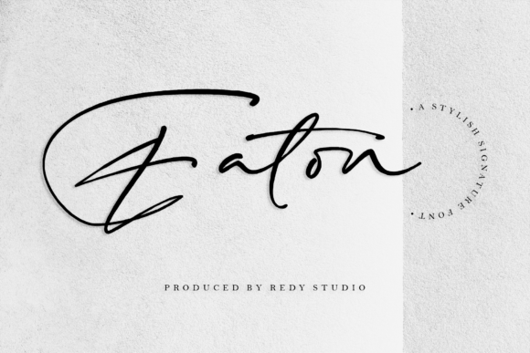 Eaton: A Script Handwritten Font for Creative Branding