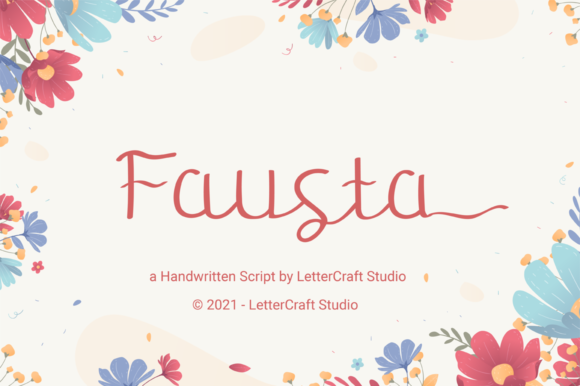 Fausta: A Script Handwritten Font for Bold Branding and Eye-Catching Campaigns