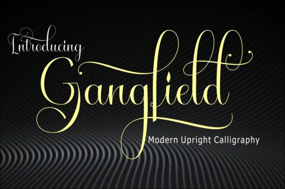 Gangfield: The Premium Script Font for Stunning Digital Campaigns