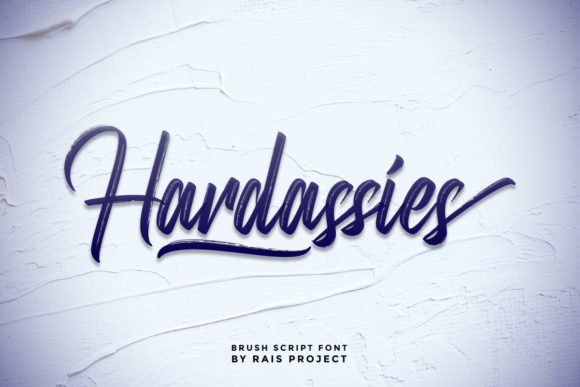 Hardassies: A Bold Script Font for Dynamic Branding