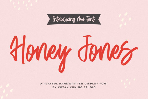 Honey Jones Font: A Stylish Script Handwritten Choice