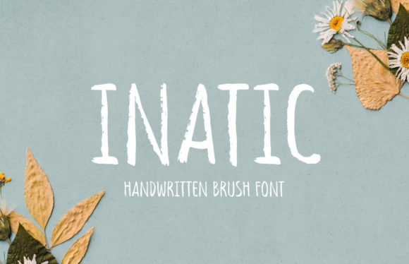 How Inatic Boosts Brand Consistency with a Cute Brushed Handwritten Font