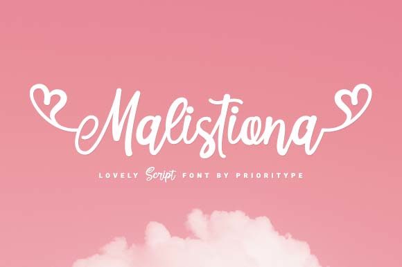 Malistiona: A Script Handwritten Font for Creative Campaigns