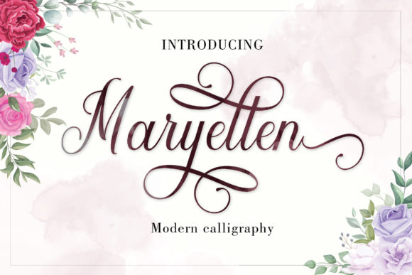 Maryellen: A Luxurious Handwritten Font for Branding and Design