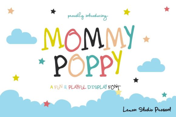 Mommy Poppy: A Playful Script Font for Creative Branding