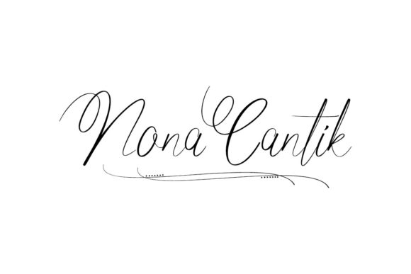 Nona Cantik: A Script Handwritten Font for Editorial Elegance