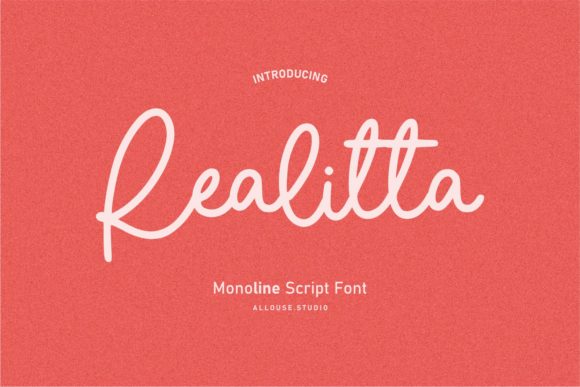 Ralitta: A Script Handwritten Font for Creative Crafters