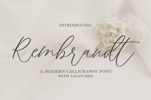 Rembrandt: The Luxury Handwritten Font for Stunning Digital Design