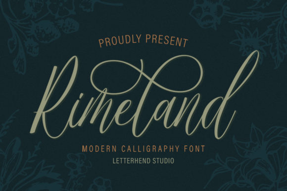 Rimeland: A Script Handwritten Font for Creative Campaigns