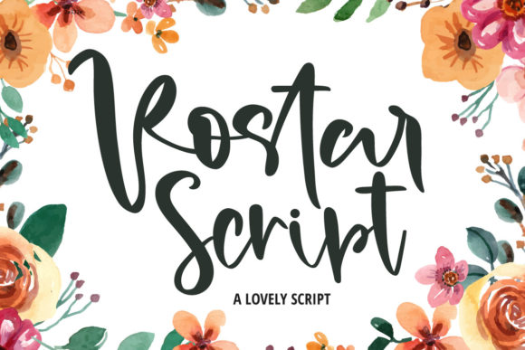 Rostar: A Script Handwritten Font for Timeless Branding