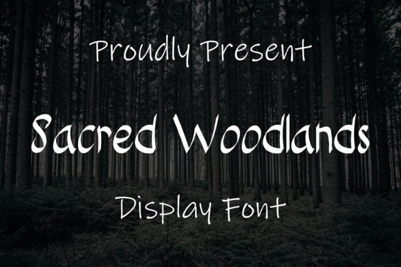 Sacred Woodlands: A Timeless Script Font for Web Designers