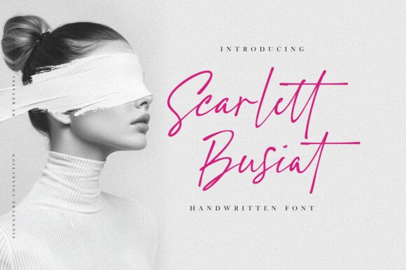 Scarlett Busiat: A Font for Elegant Storytelling