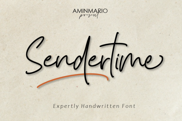 Sendertime: A Script Font That Elevates Editorial Design