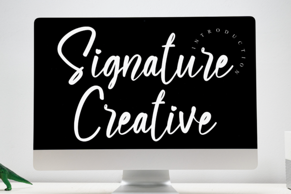 Signature Creative: A Script Font That Elevates Digital Branding