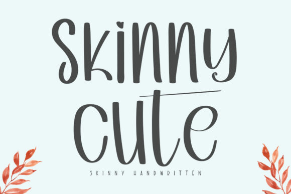 Skiny Cute: The Perfect Script Handwritten Font for Creative Crafters