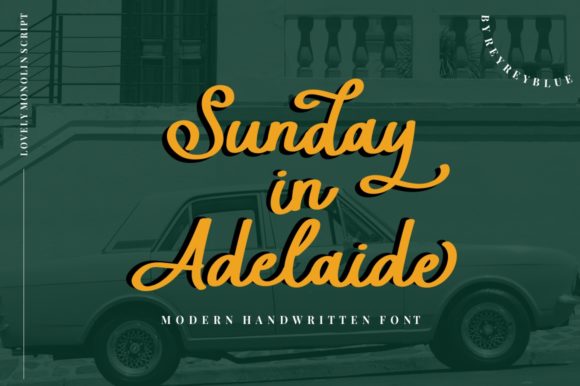 Sunday in Adelaide: A Font for Nostalgic Editorial Design