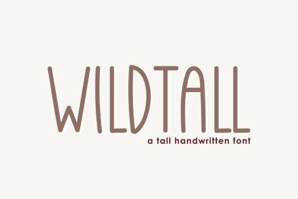 Wildtall: A Simple Script Font for Creative Designers