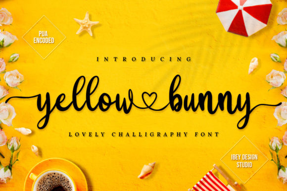 Yellow Bunny: The Script Handwritten Font That Elevates Your Brand